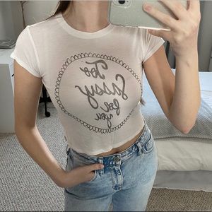 Brandy Melville Cropped TShirt